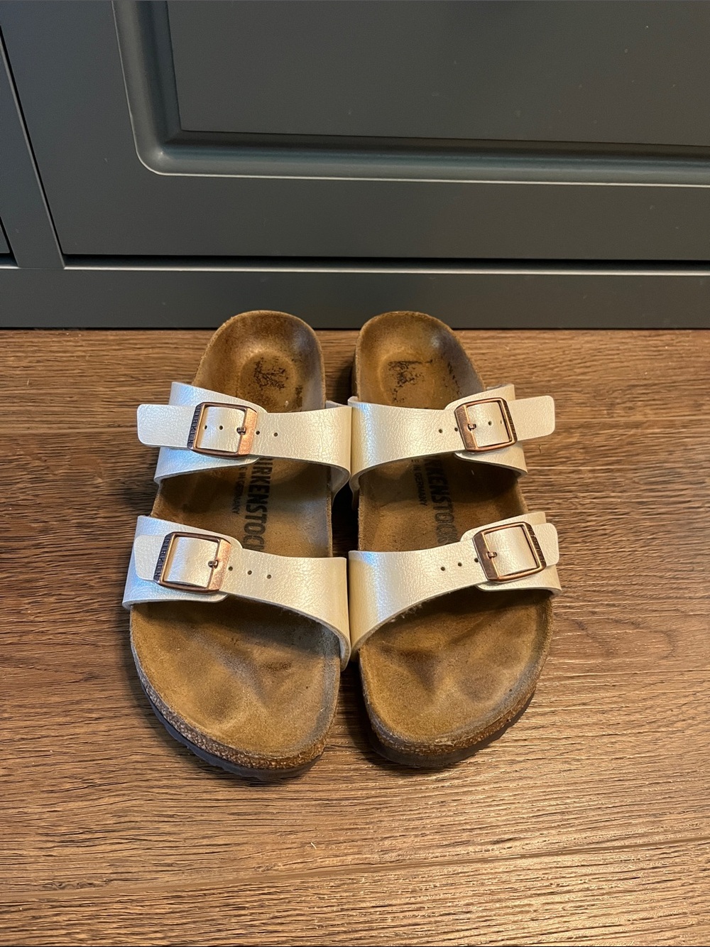 Birkenstock sandals- graceful pearl white
